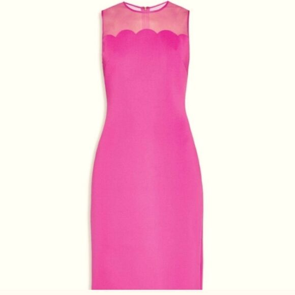 Ted Baker Clowva Scallop-Edge Dress - Picture 1 of 11